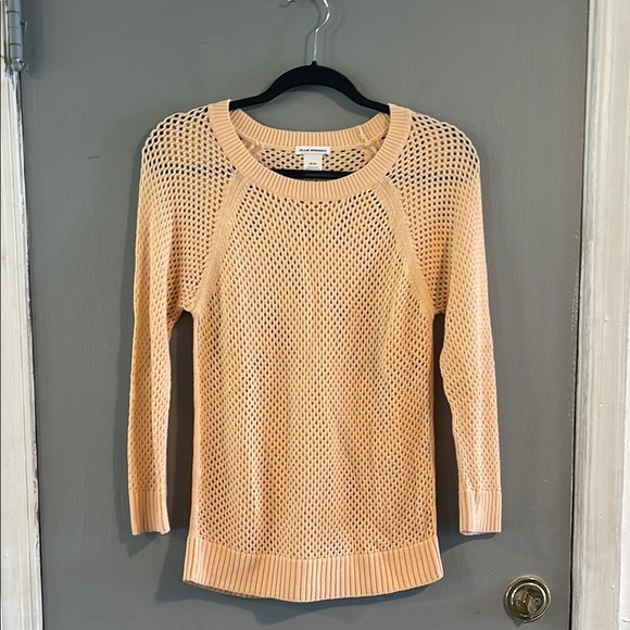 Club Monaco creamsicle orange  Crew Neck‎ Sweater Lightweight Knit M - Picture 1 of 6